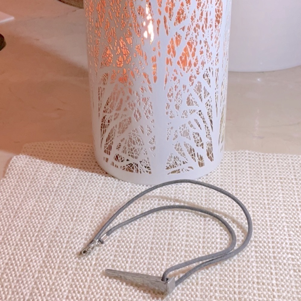 Mens Vintage Silver Metal Spike Leather Necklaces
